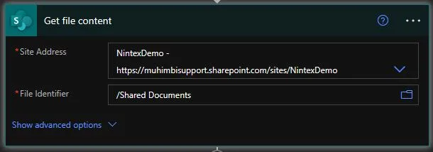 get file content
