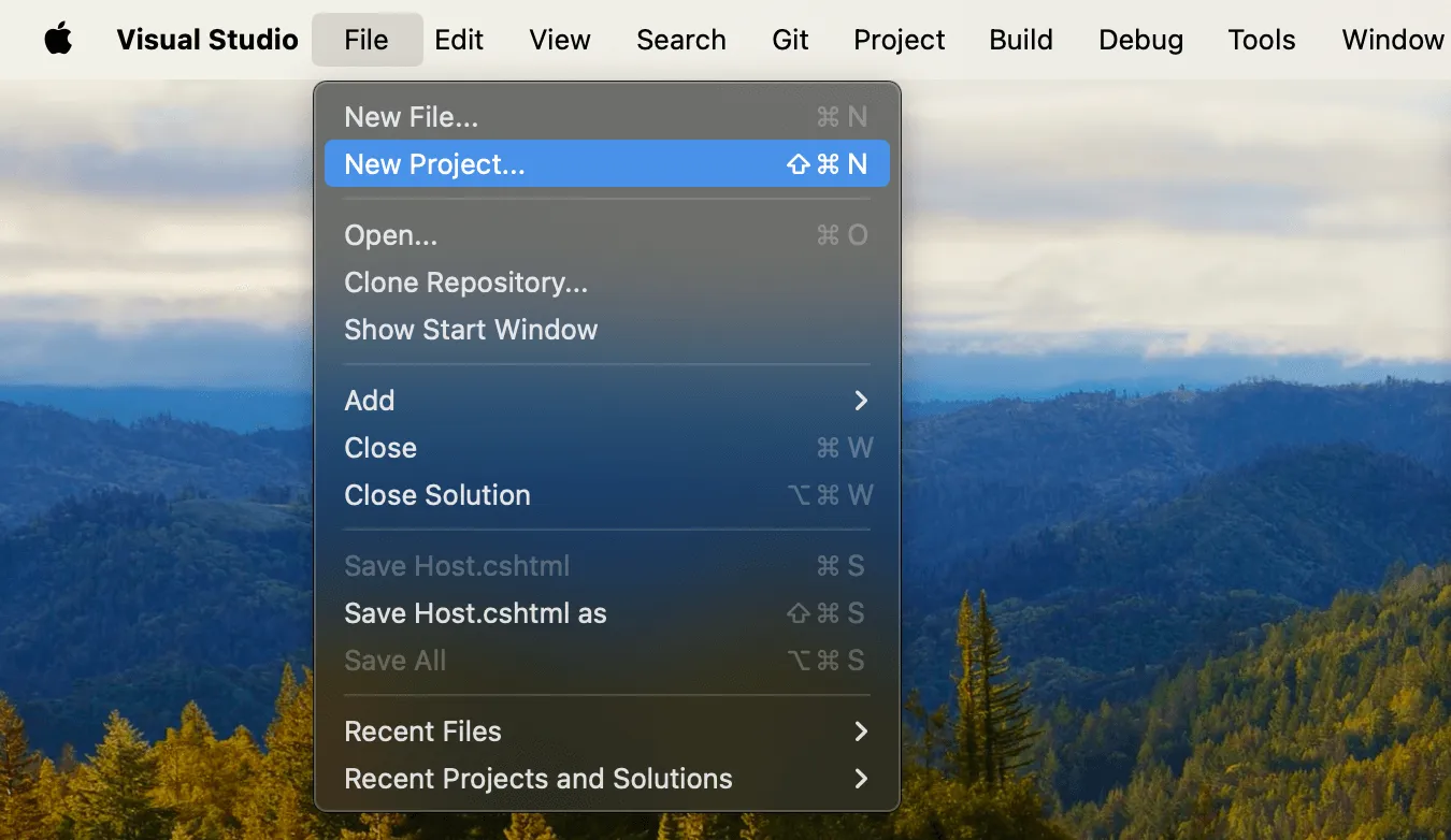 project setup
