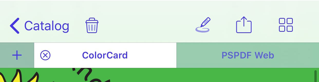 Image of the shipped effect material