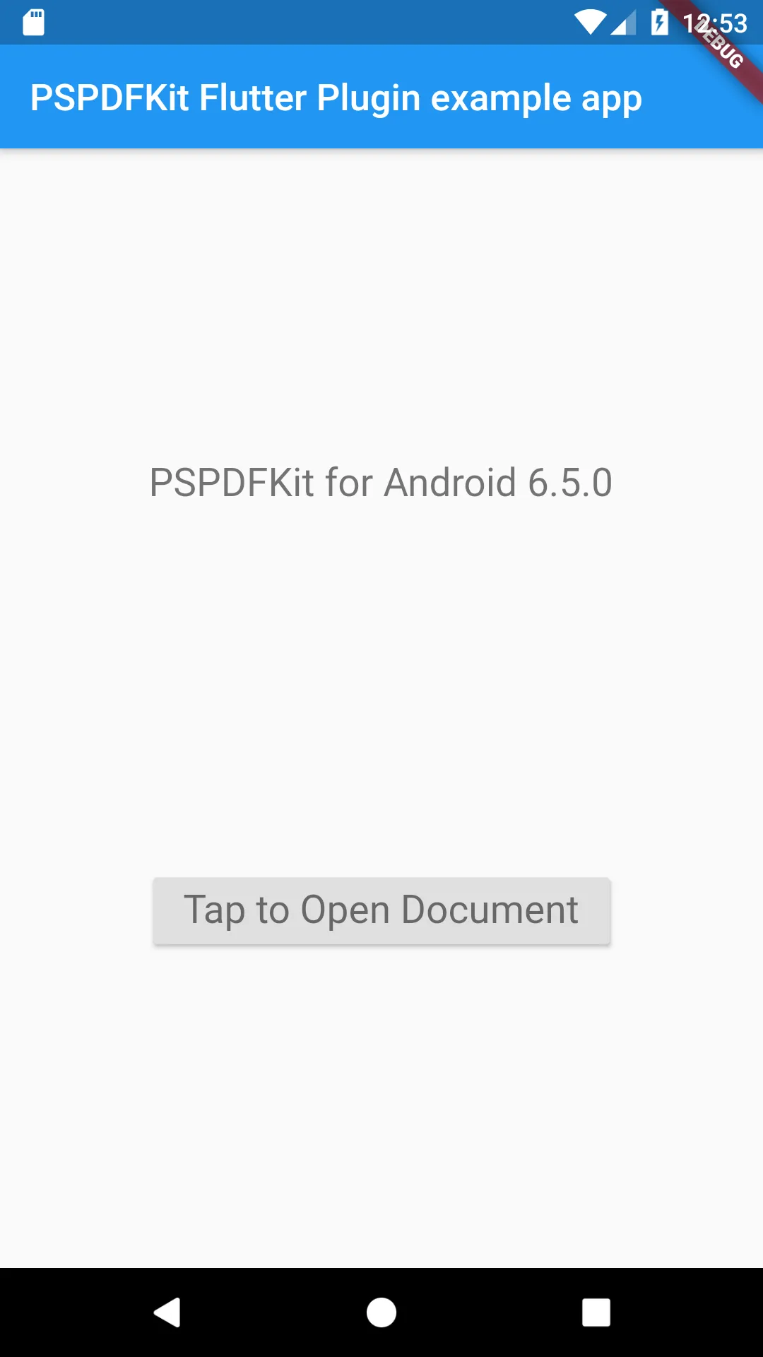 The PSPDFKit Flutter sample app.