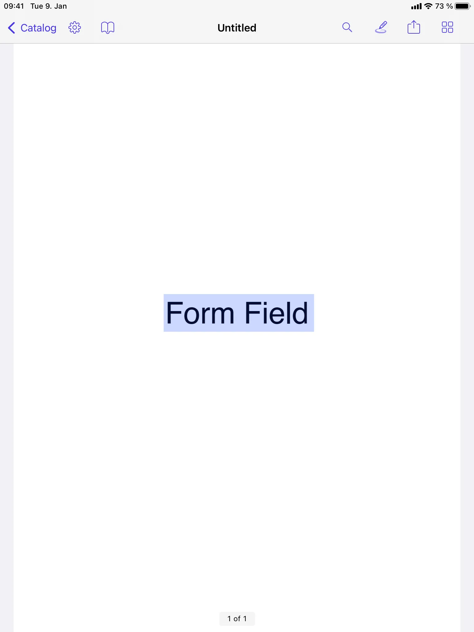 Nutrient form field annotation example