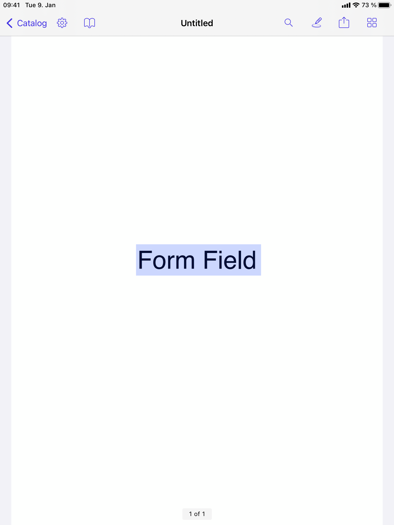 Nutrient form field annotation example