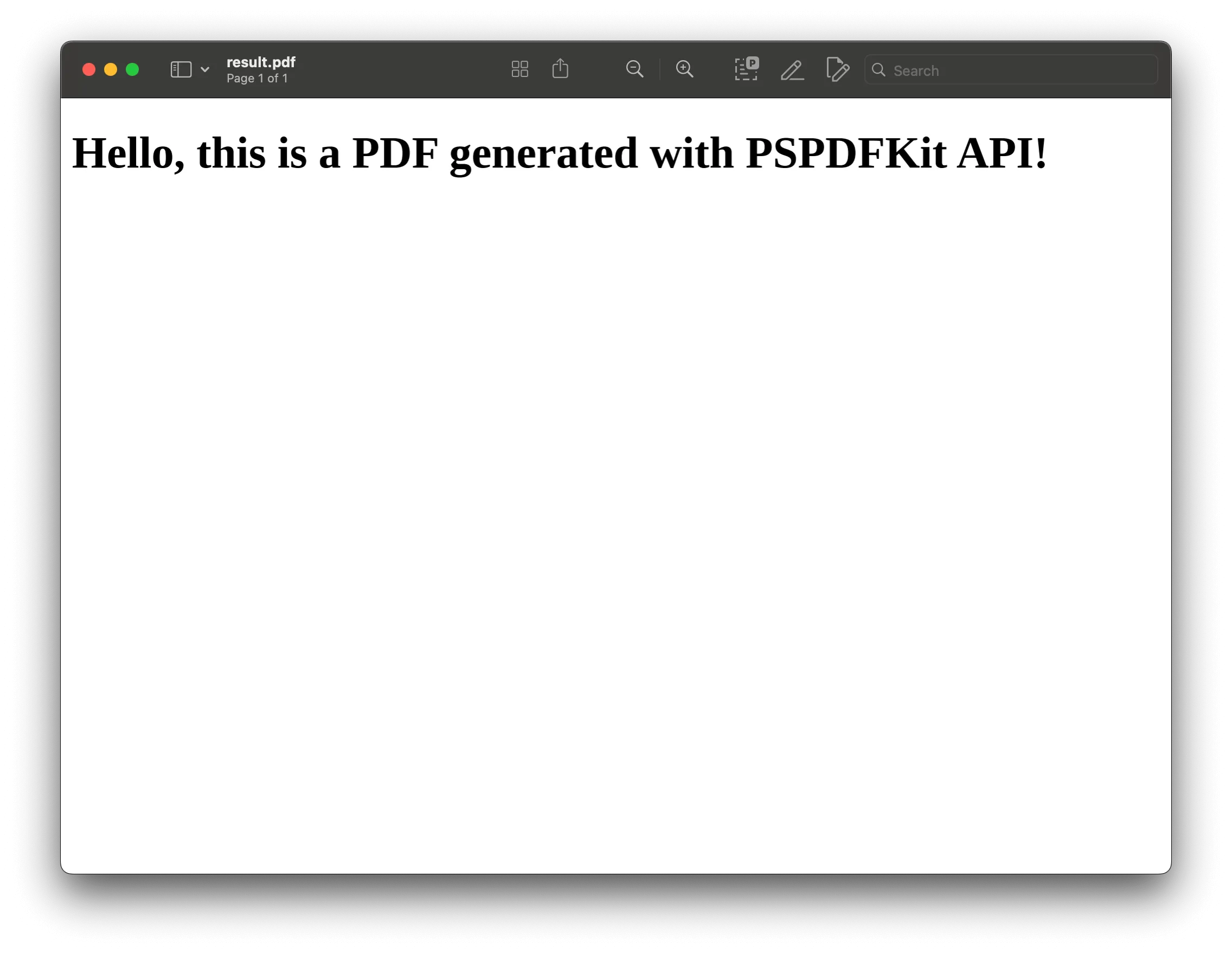 PDF generated from HTML using the Nutrient Python API — showing a formatted invoice with headers, line items, and totals