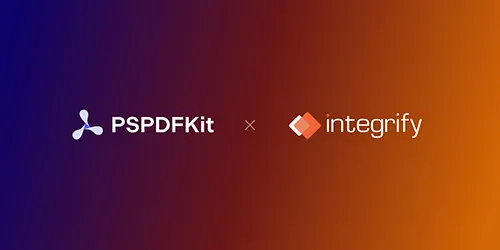 PSPDFKit and Integrify