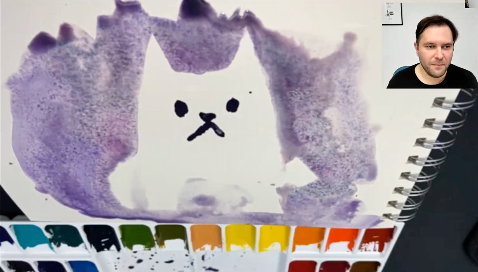 Picture of PSPDFKitty watercolor painting