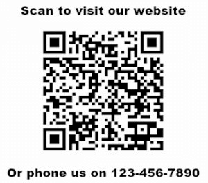 QR code example