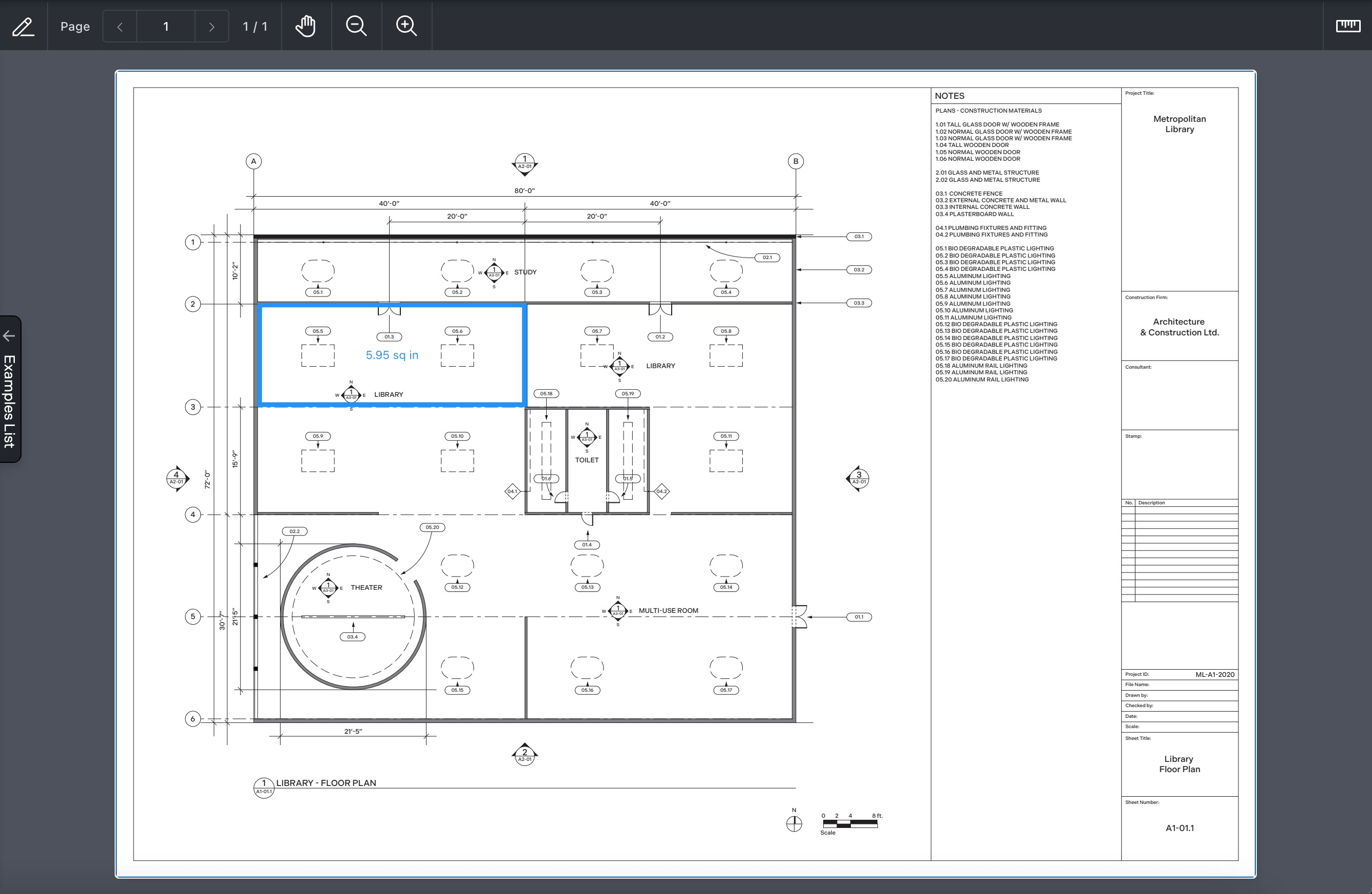 Rectangle measurement