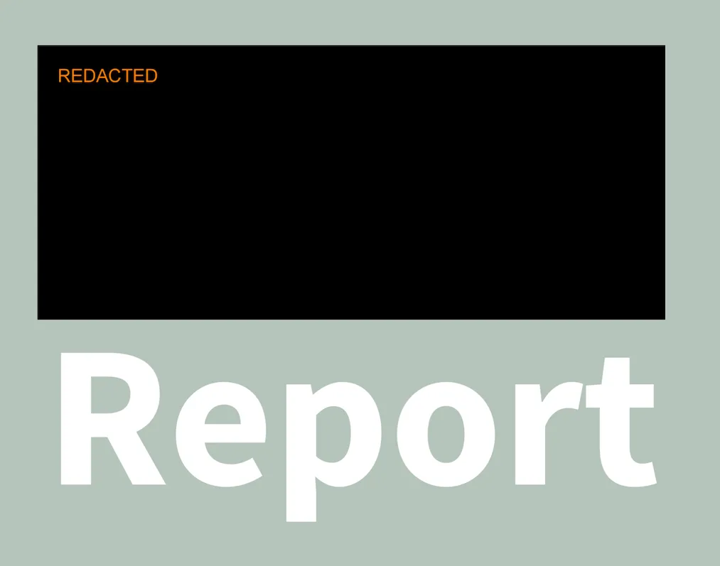 Redacted Redacted state