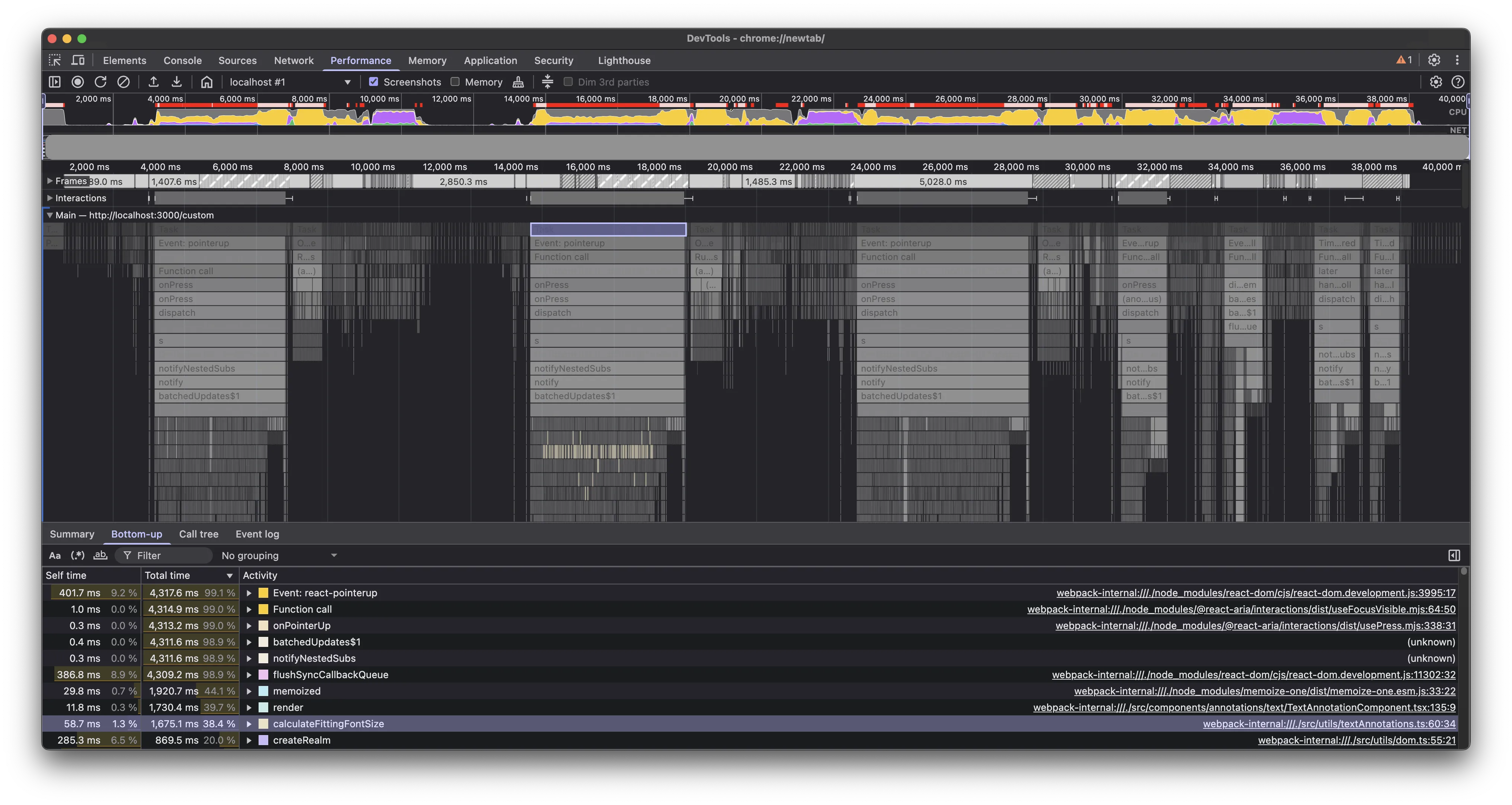 Render blocking tasks