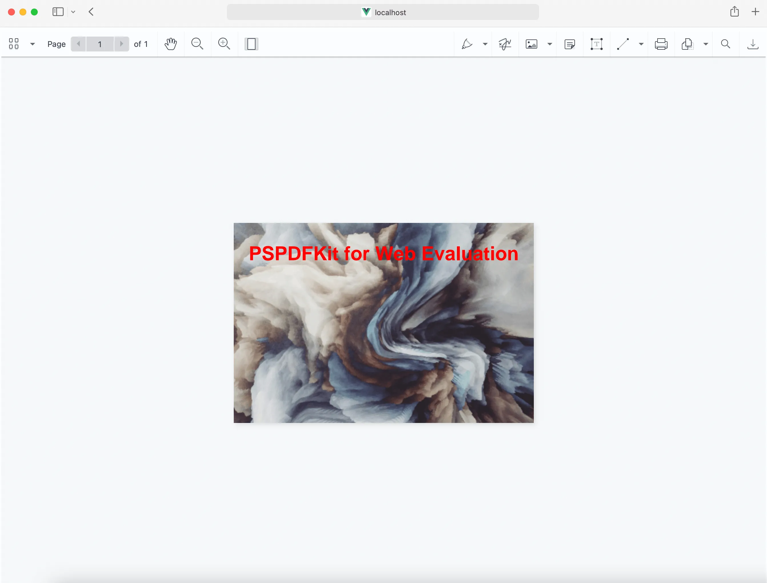 Resulting page
