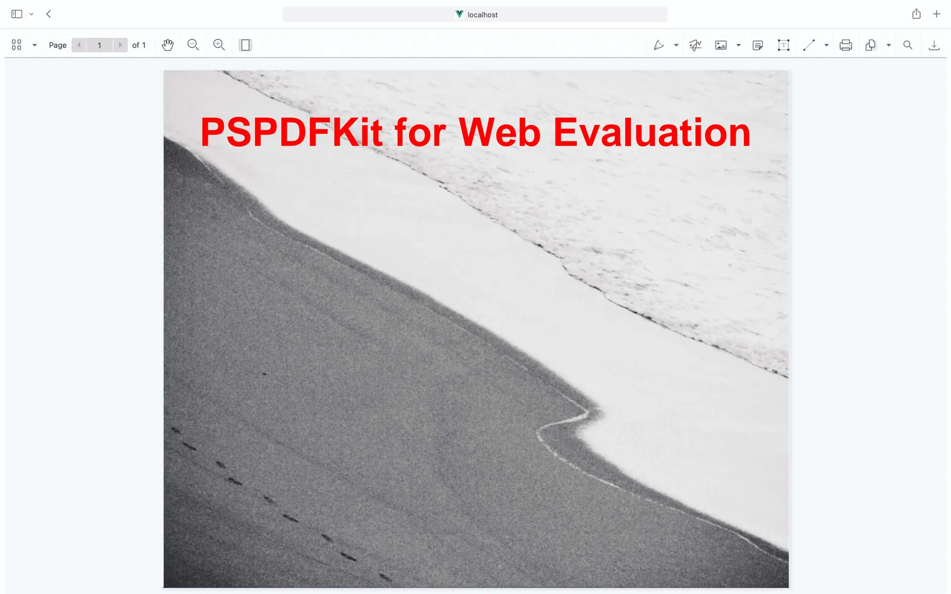 Resulting page