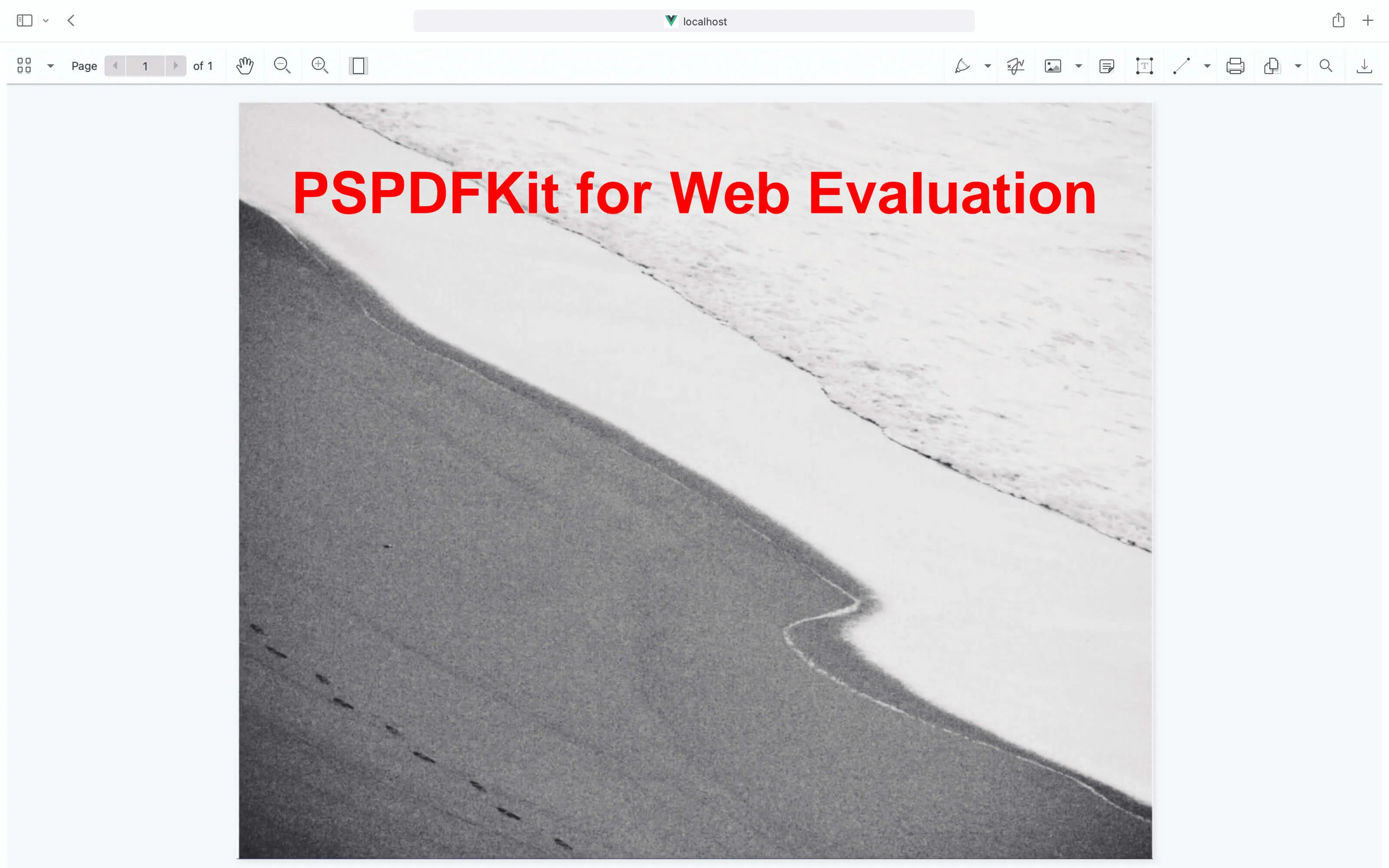 Resulting page