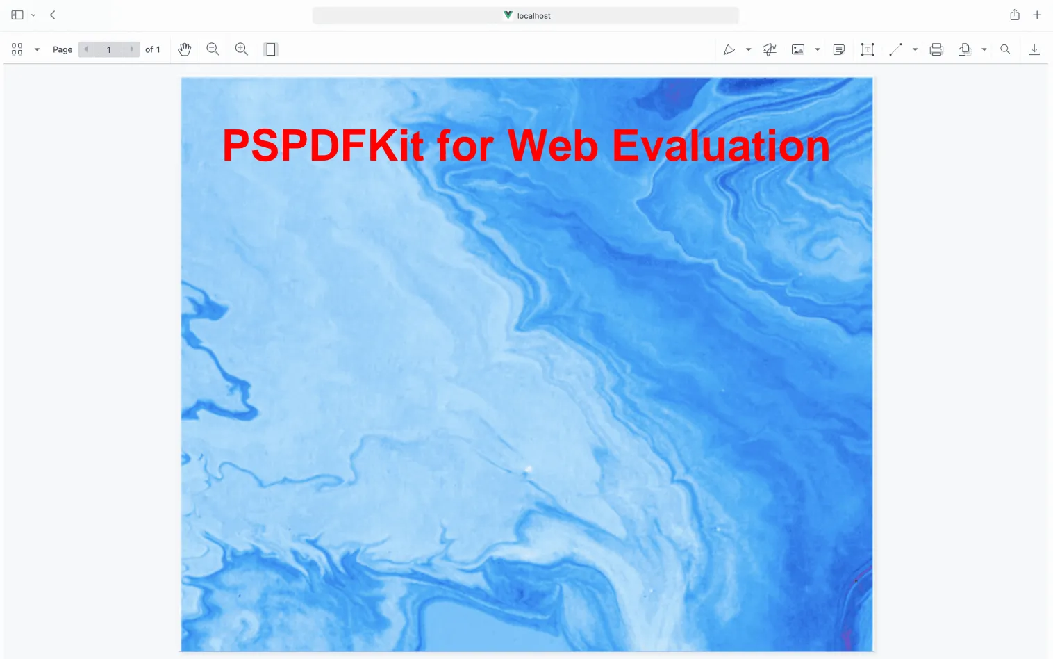 Resulting page