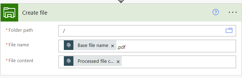 create a file