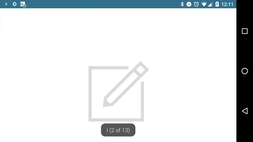Screen reader in action