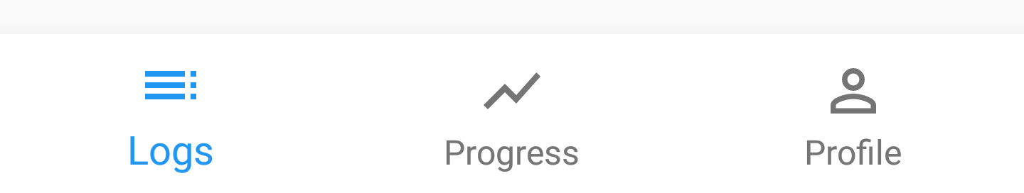 Bottom bar elevation