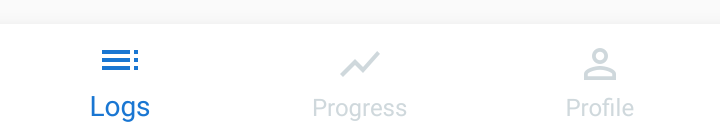 Bottom bar item tint