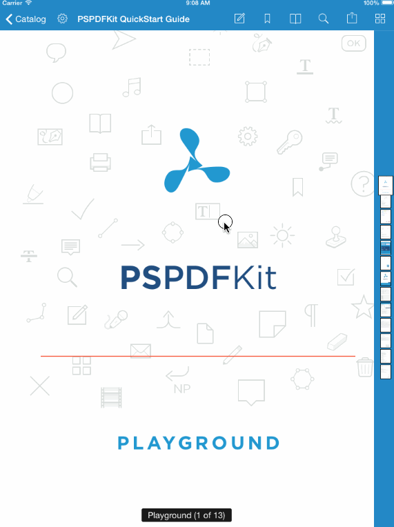 Vertical Scrobble Bar