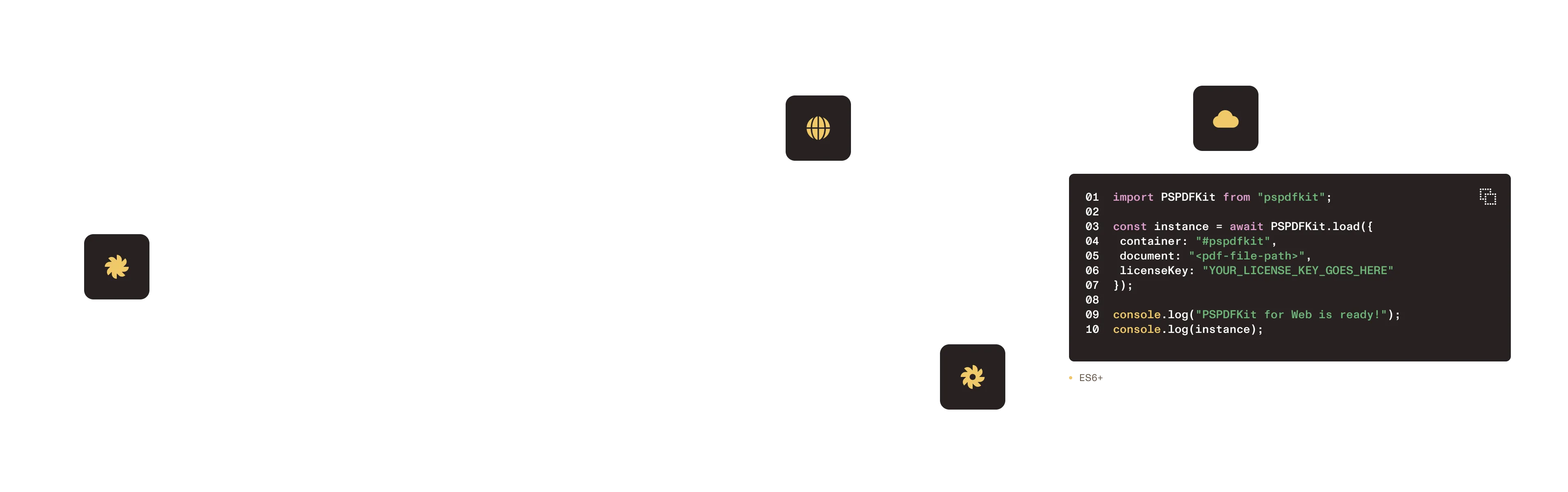 Illustration showing different deployment options
