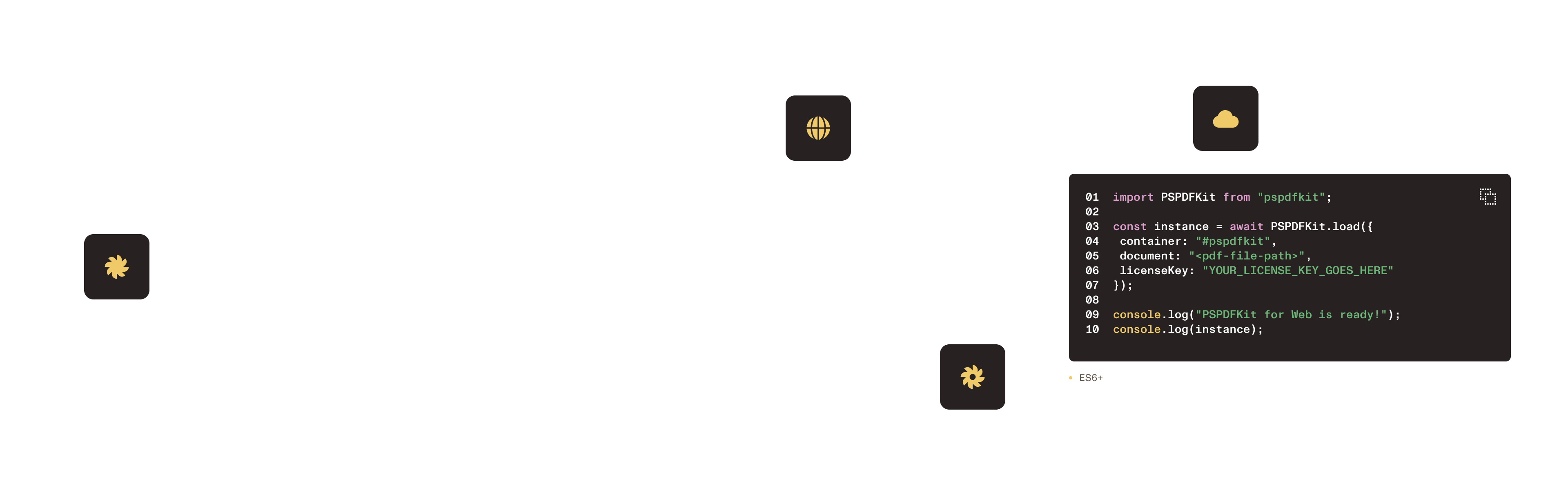 Illustration showing different deployment options