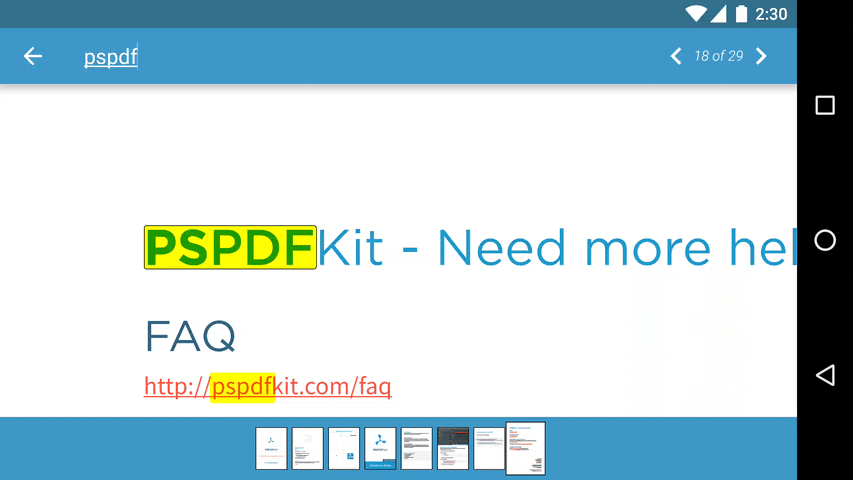 PSPDFSearchResultHighlighter