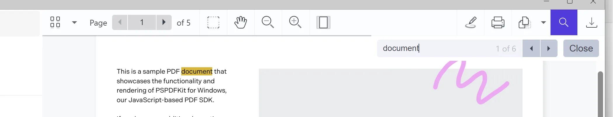 Searched text