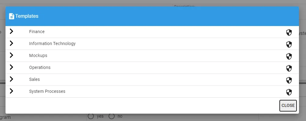 find form template