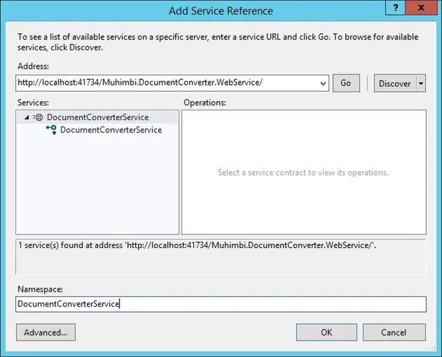 Service Reference