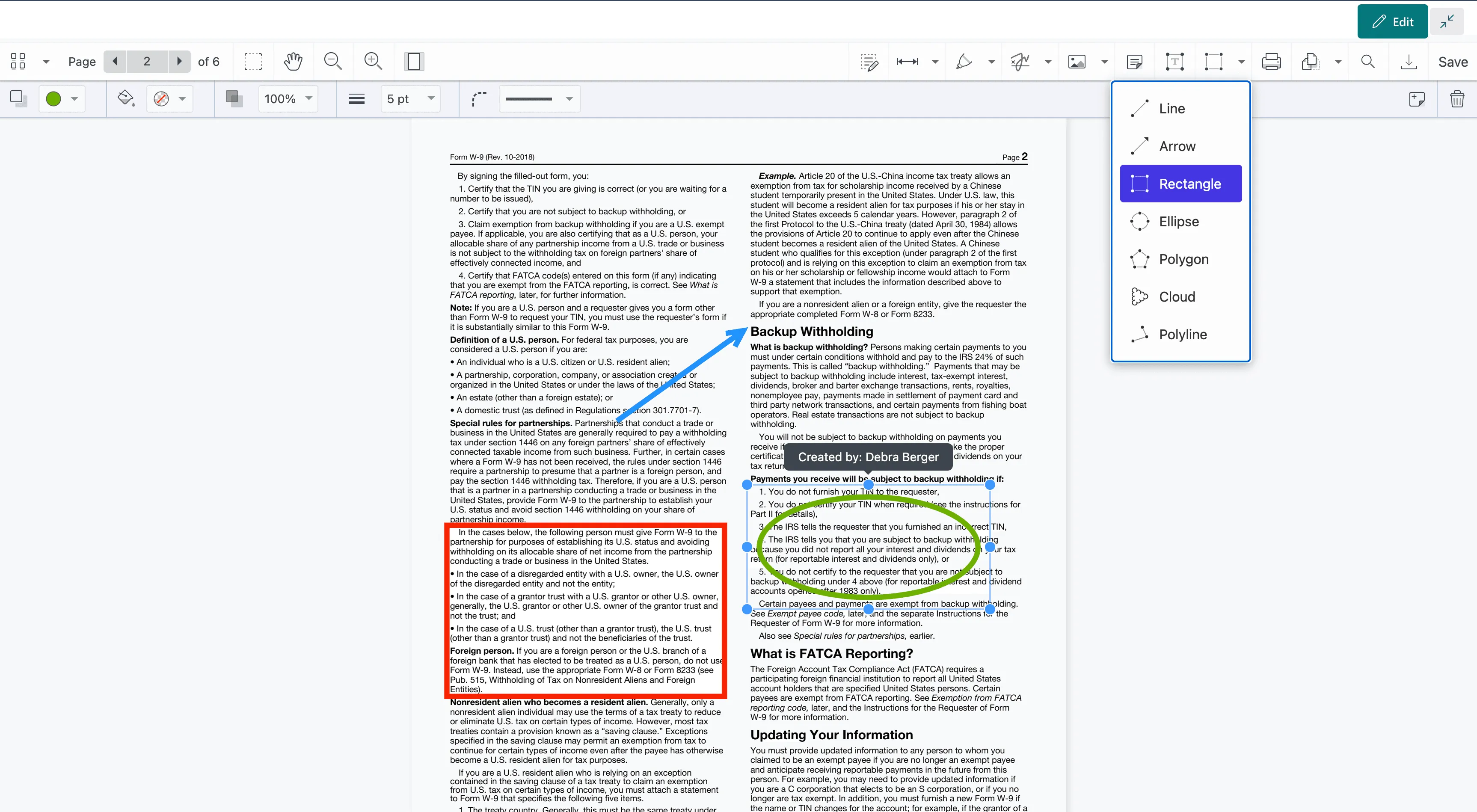 Add shape annotations