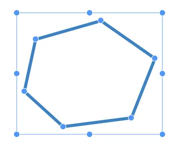 Polygon shape annotations