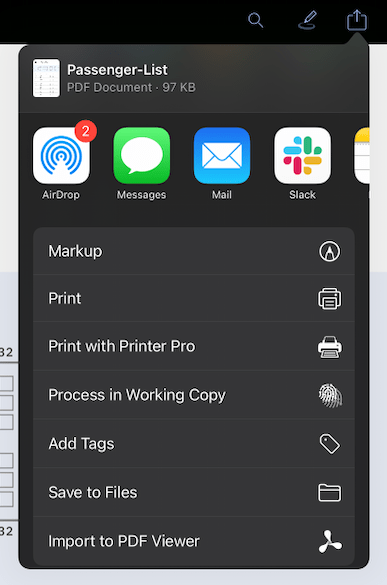 share-passenger-list