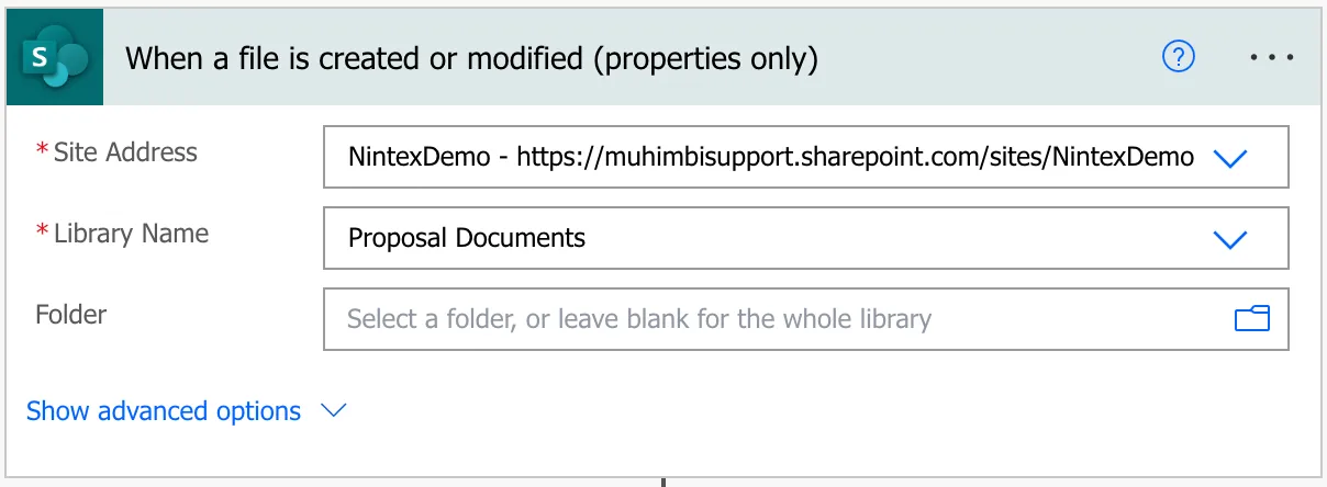 SharePoint to PDF using Power Automate