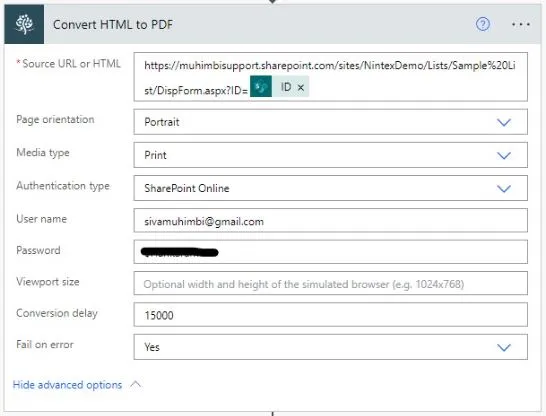 Converting HTML to PDF