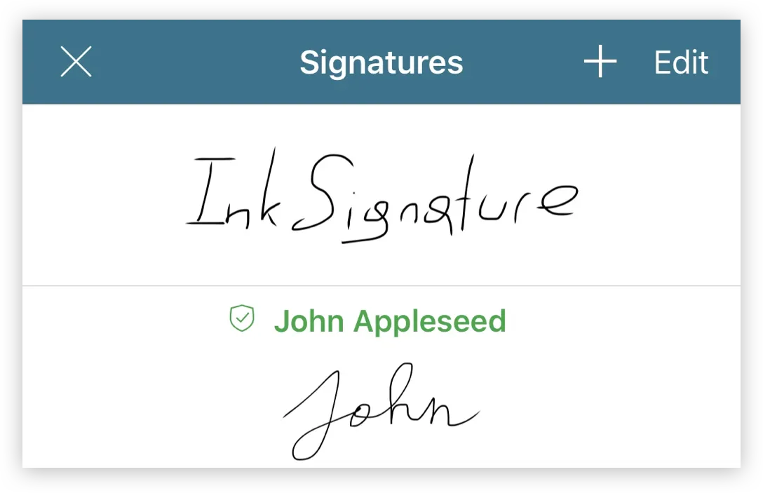 Signature Picker