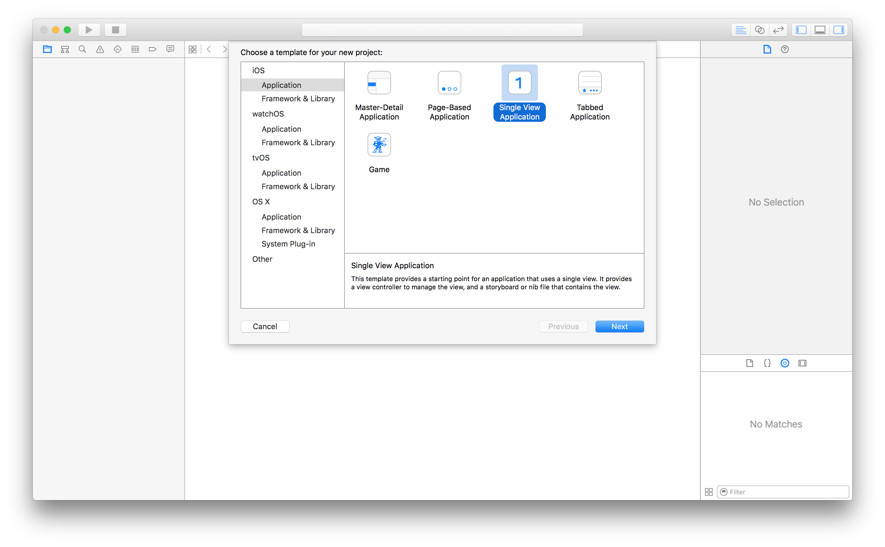 Single View Application