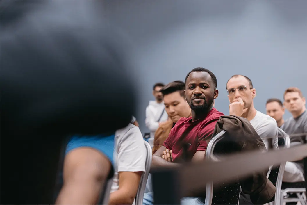 Nutrient team listening to presentation