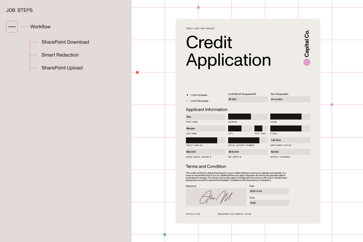 Workflow automation features