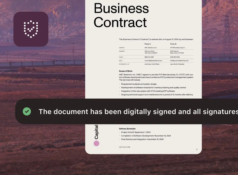 Signing