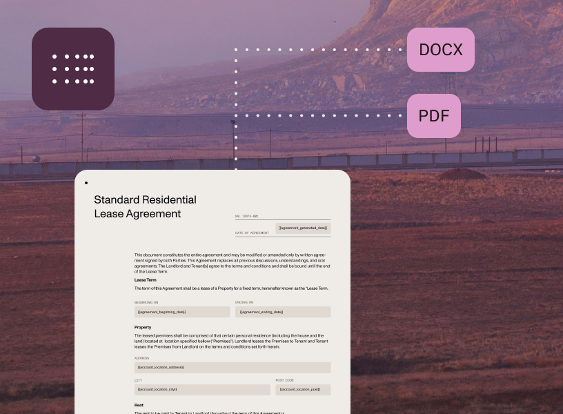 Document generation and templating