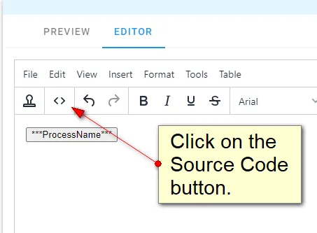 click on the source code button