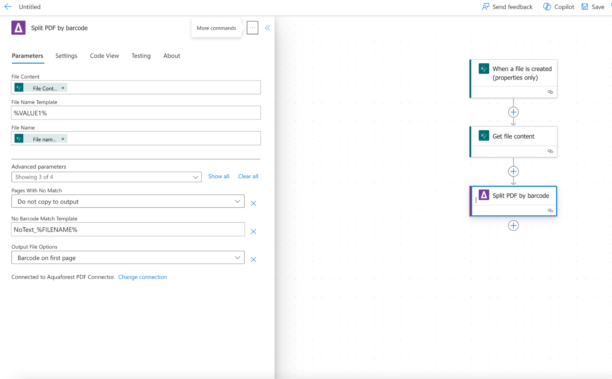 split sharepoint documents