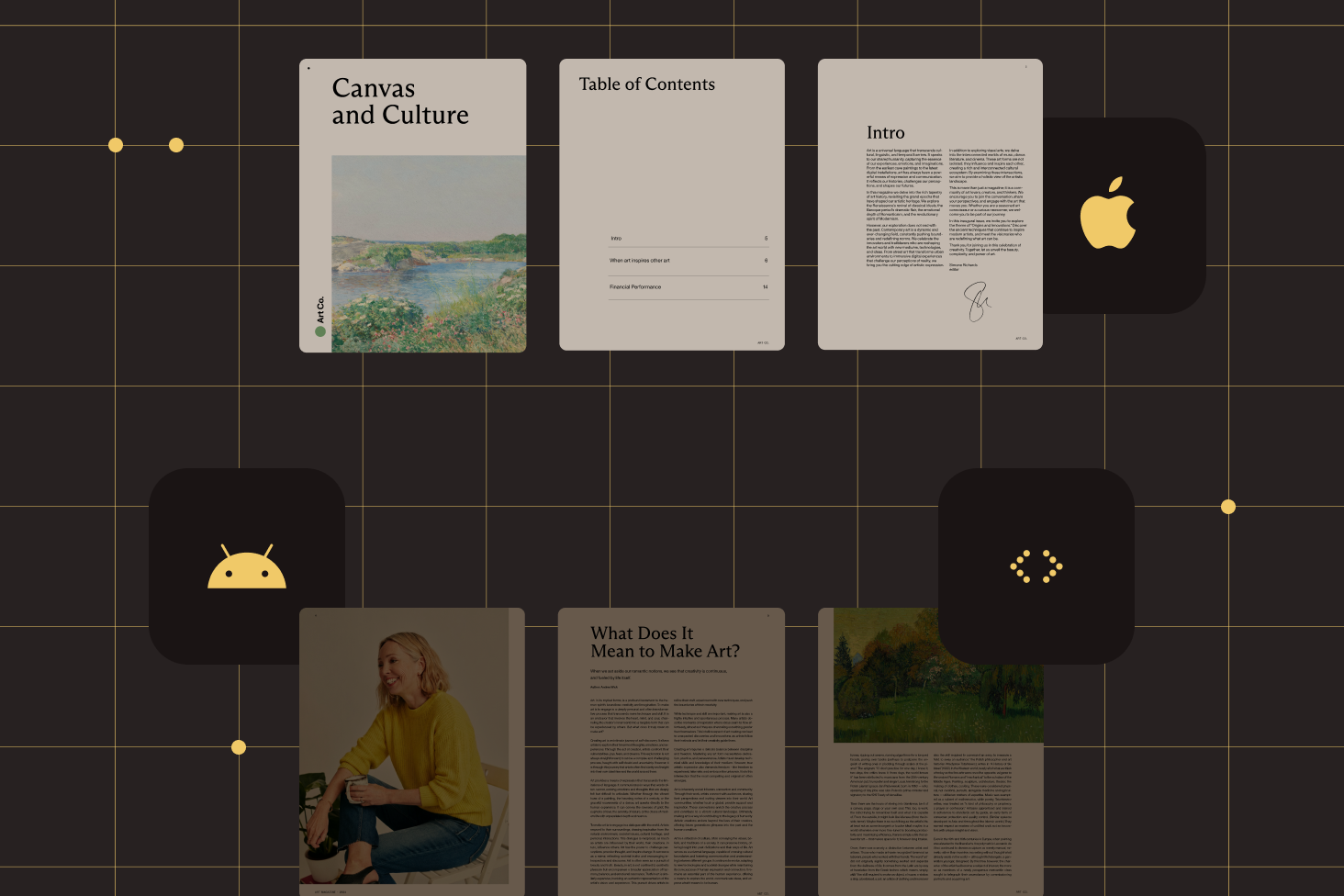 Illustration of PDF splitting in the iOS and Android SDKs