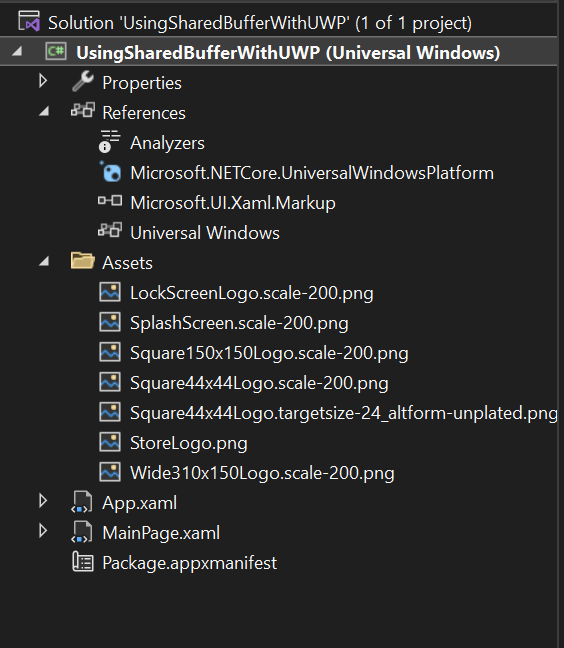 Initial project tree