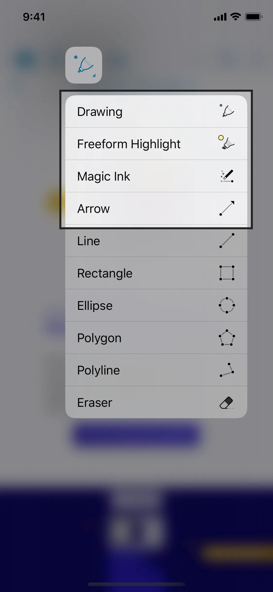 New Menu UI