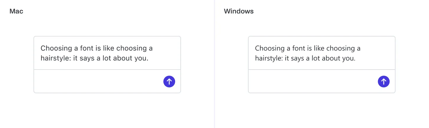 System Fonts