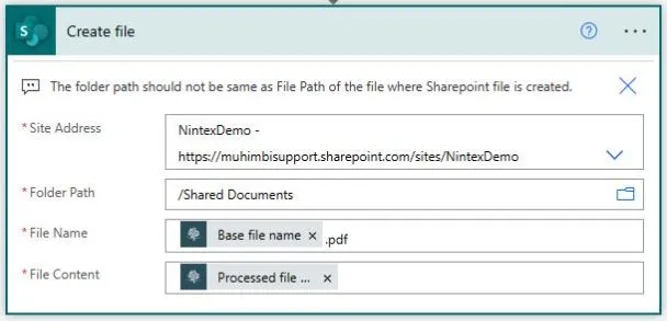 create a file