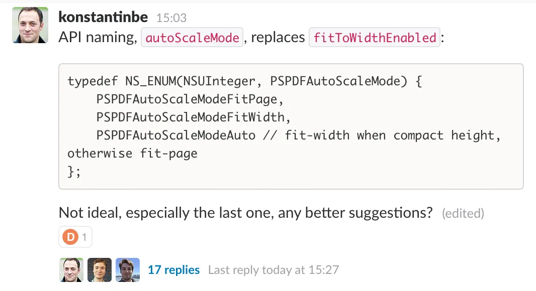Slack Threads