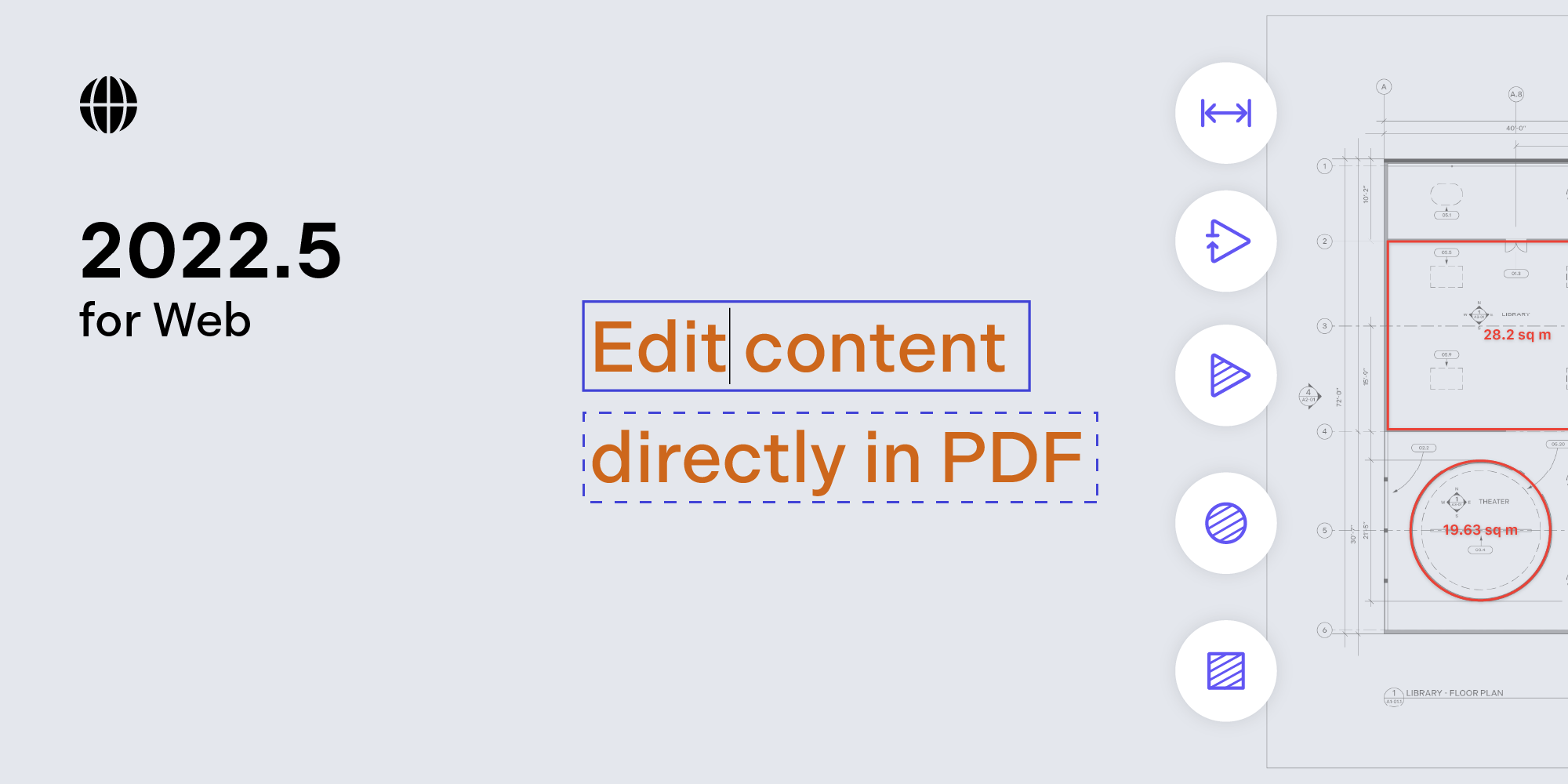 PSPDFKit Web 2022.5: Content editor & measurement