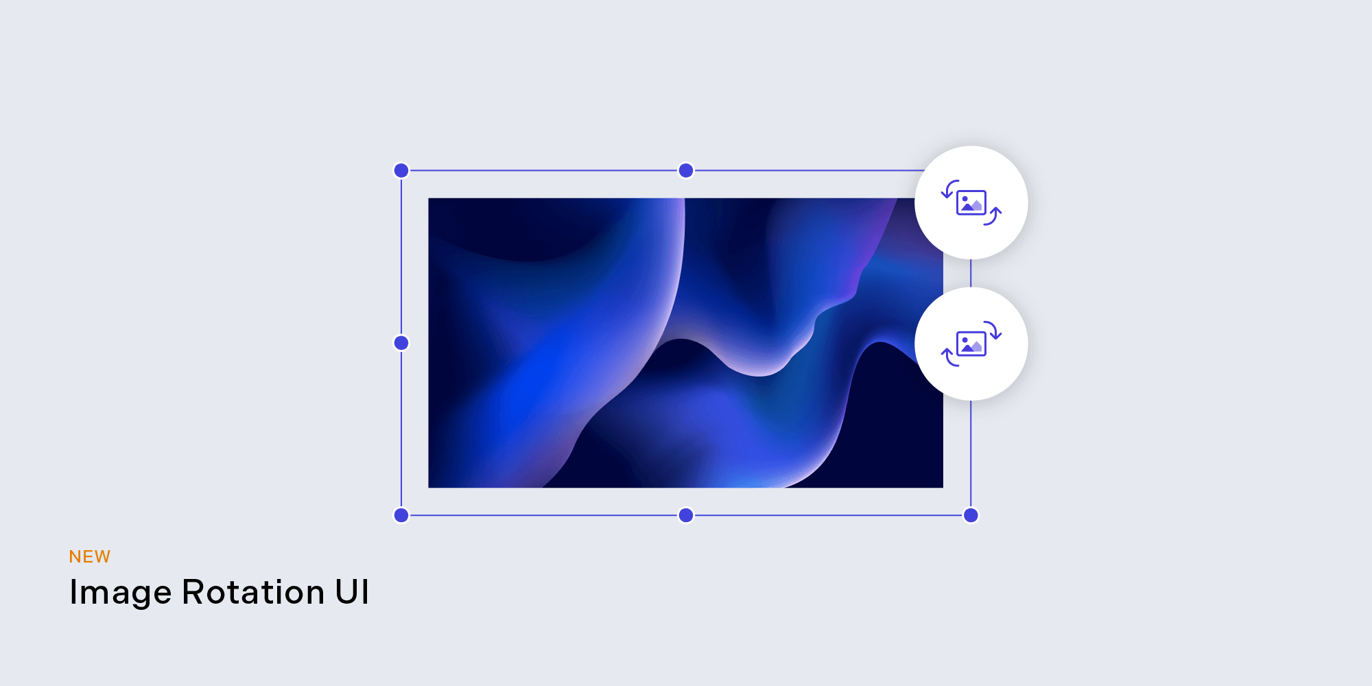 Image rotation toolbar controls