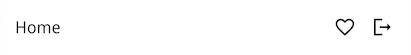 Nutrient Workflow Automation mobile app top bar showing heart icon for feedback and logout button